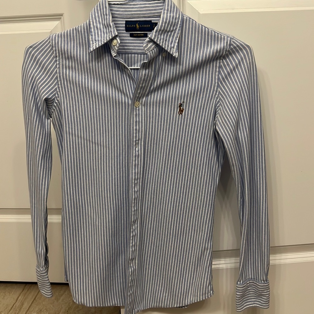 Ralph Lauren Womens Knit Oxford